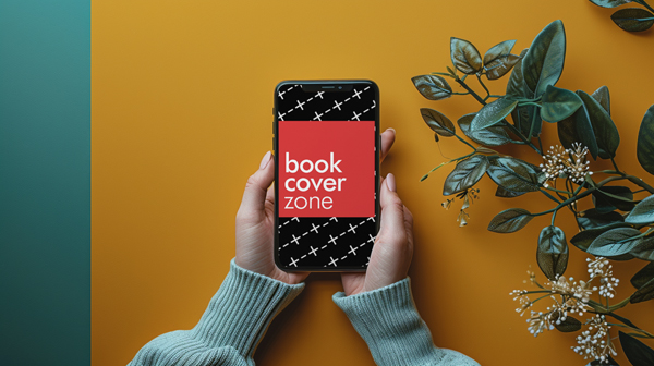 iPhone Screen Mockup Held by Woman