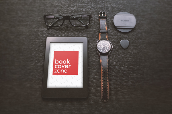 Modern Kindle E-Reader Mockup