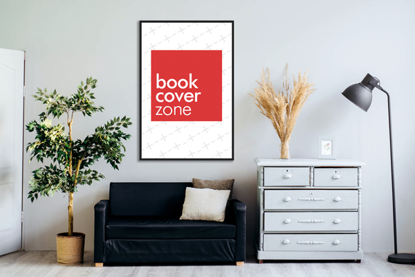 Large Poster Mockup on Home Wall