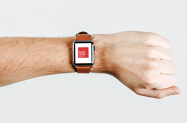 Man Wearing Apple Smartwatch Mockup