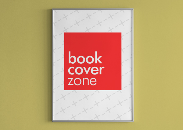 Metal Frame on Wall Mockup