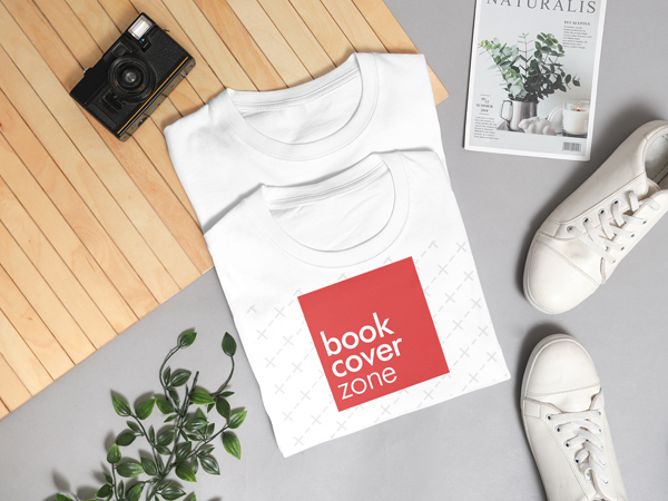 Two-Folded Shirt Mockup