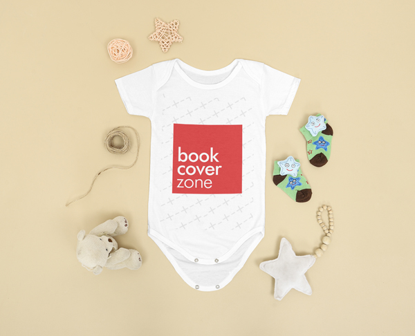 Baby Bodysuit Mockup with Accessories
