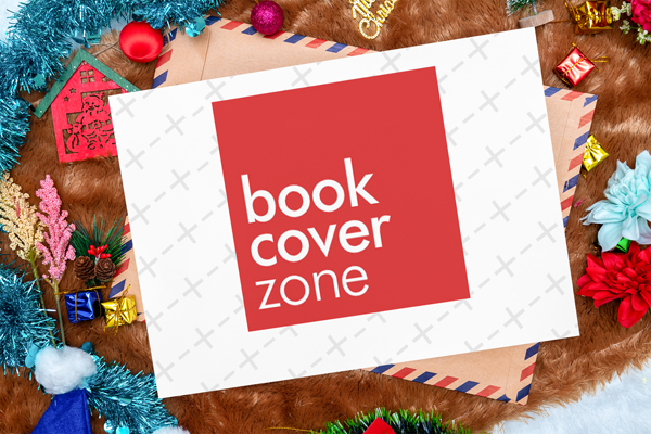 Christmas-Themed Greeting Card Mockup