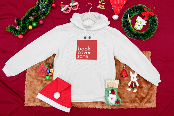 Christmas-Themed Hoodie Mockup