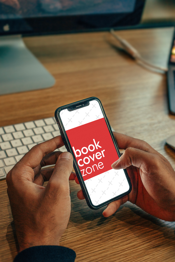 Mockup of a Man Using iPhone X