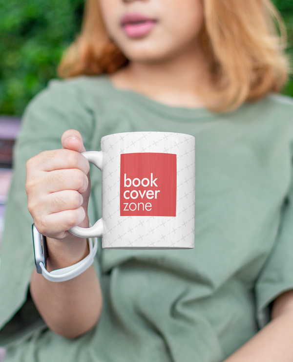 Mockup of a Mug with a Woman