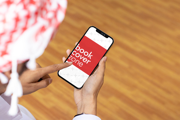 iPhone Mockup with User Interaction