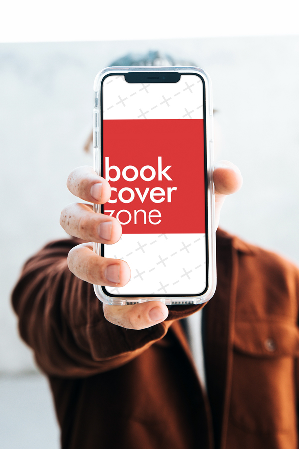 Mockup of Man with iPhone X