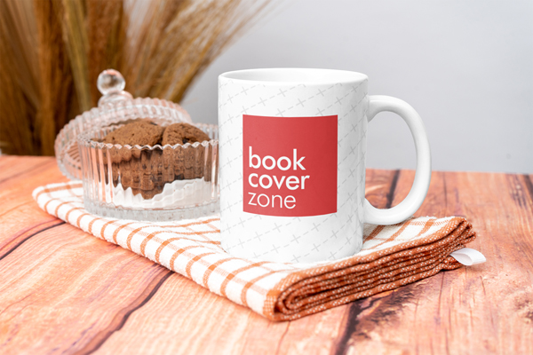 Mug and Cookies on Wooden Table