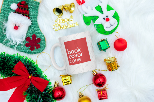 Christmas Themed Mug Mockup