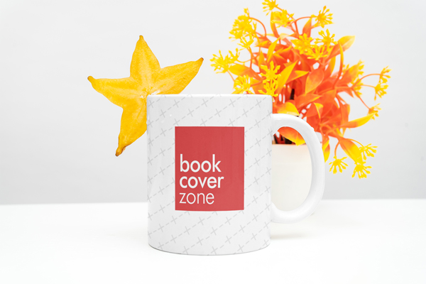 Mug on Sunny Flowers Background