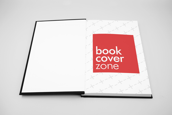 Opened Hardcover Book Mockup