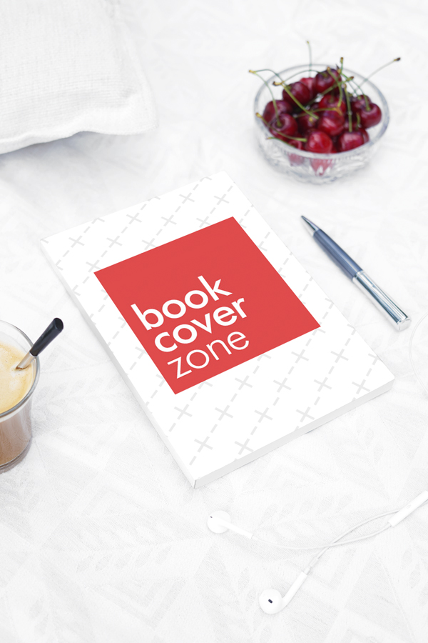 Paperback Book Mockup on Table
