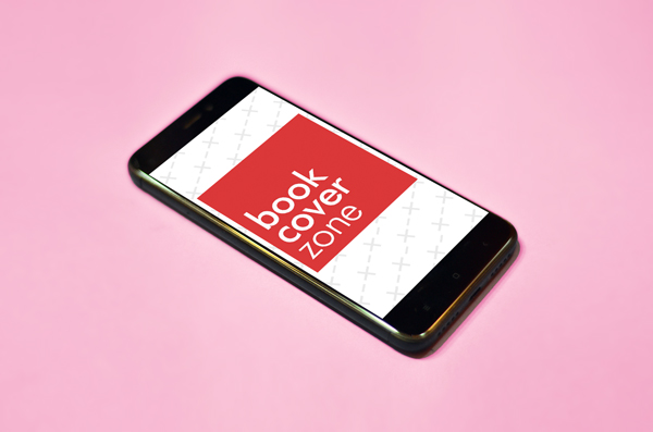 3D Mockup of iPhone on Pink Background