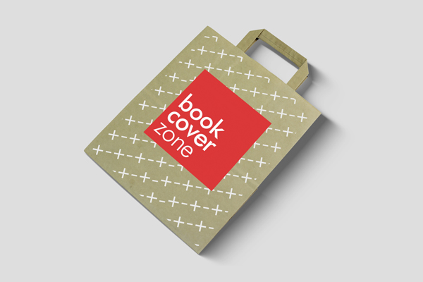 Custom Brown Shopping Bag Mockup