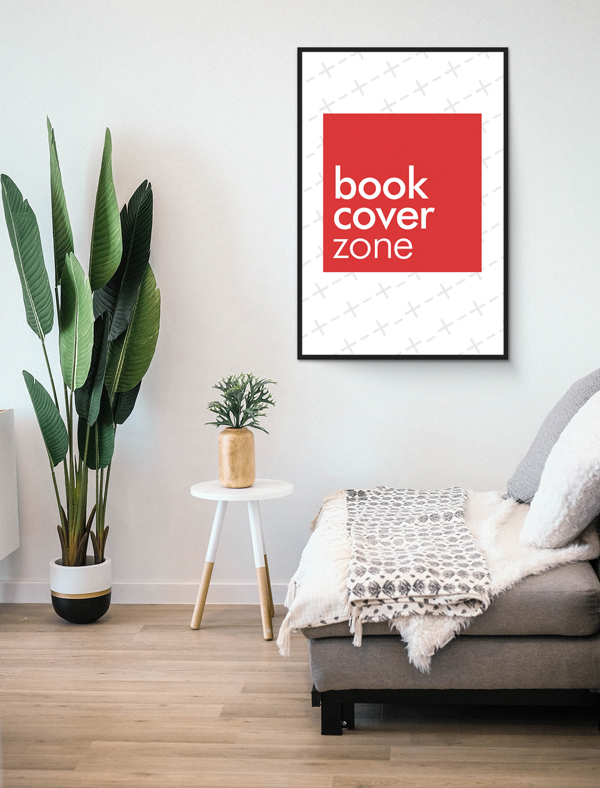 Picture Frame Mockup in Living Room