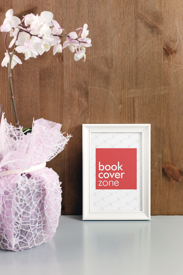 Wood Photo Frame with Plant