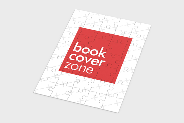 3D Online Portrait Rectangle Jigsaw Puzzle Mockup