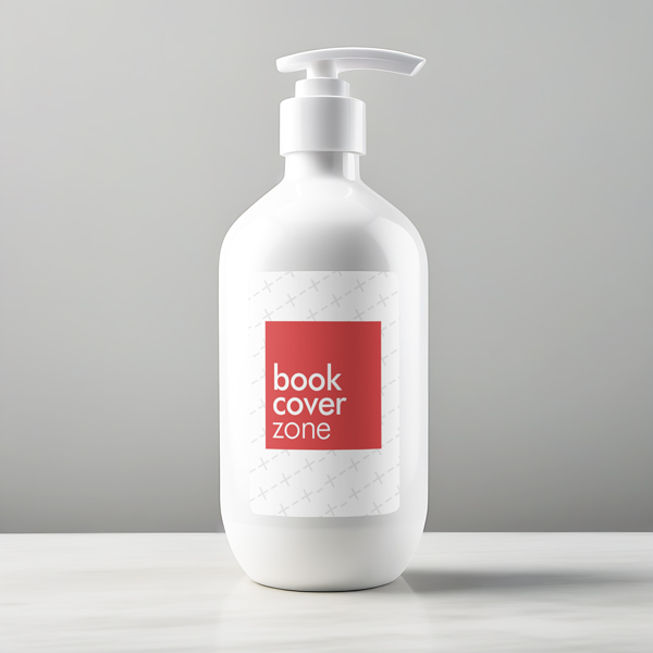 White Pump Bottle Mockup