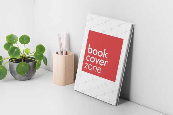 Realistic Book Cover Mockup