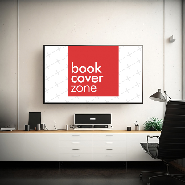 Realistic TV Mockup in Modern Office