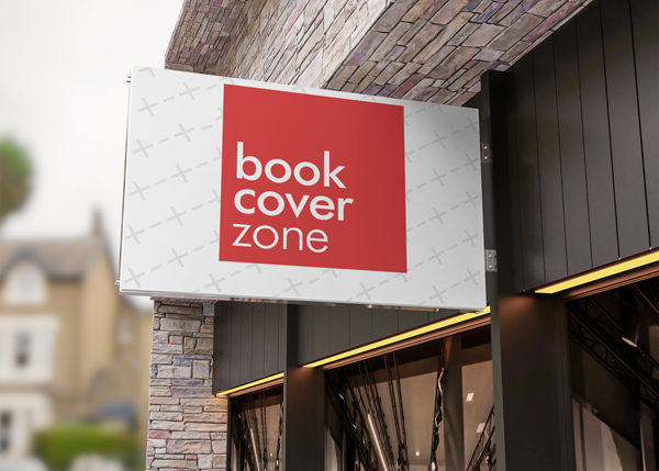 Rectangle Road Sign Mockup on a Building