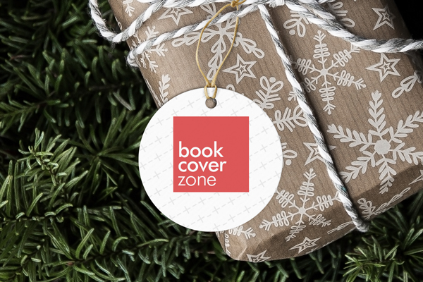 Round Circle Gift Box Label Tag Mockup