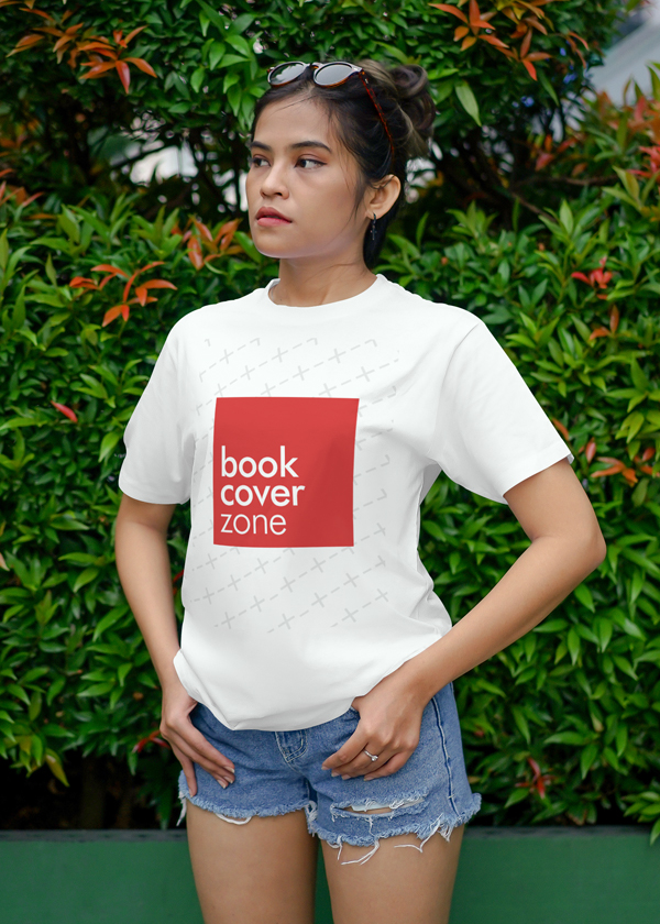 Shirt Mockup with Young Woman