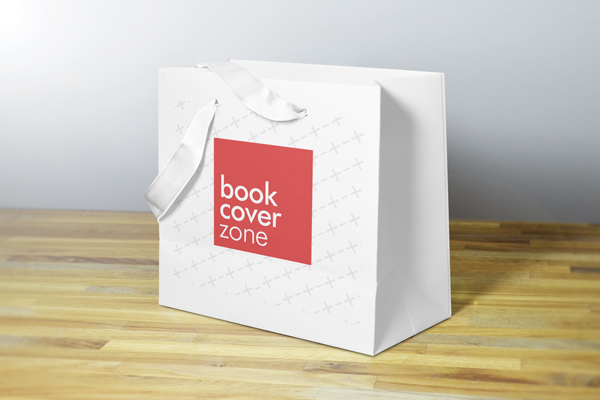 Shopping Bag Branding Mockup on Desk