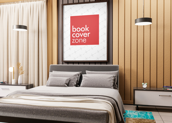 Side View Portrait Canvas Mockup
