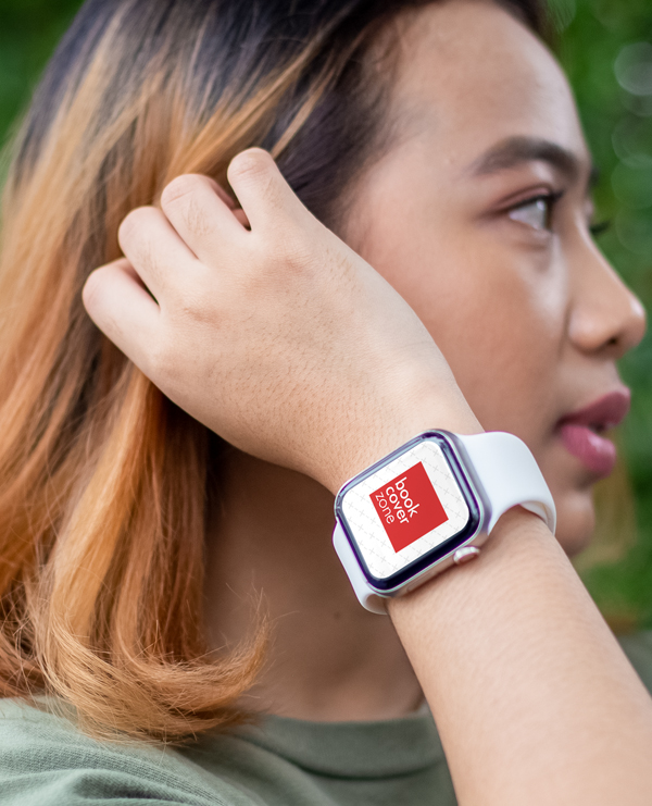 Smartwatch Mockup Featuring Woman