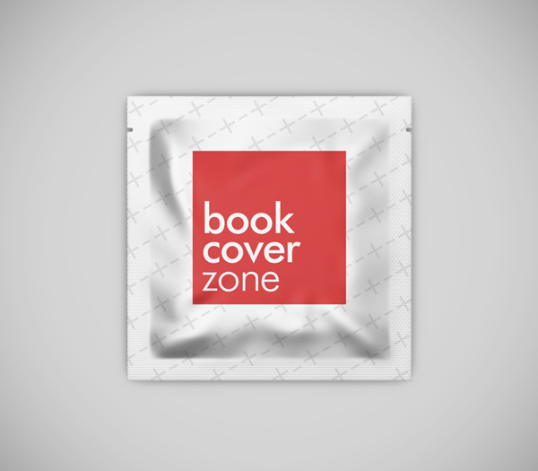 3D Foil Sachet Bag Mockup