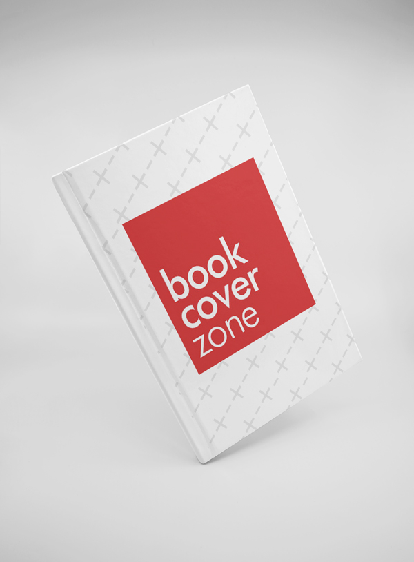 Standing Book Cover Mockup