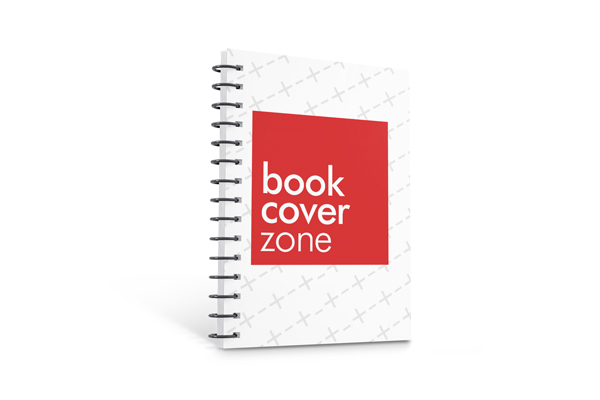 Standing Portrait View Binded Spiral Book Mockup