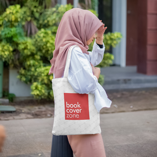 Tote Bag Mockup with Woman Model