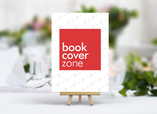Wedding Table Number Portrait Card Mockup