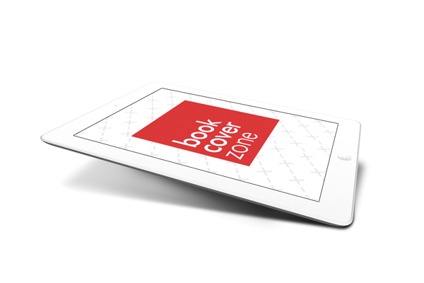 3D Perspective Mockup of White iPad