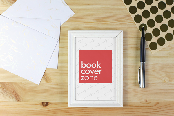 Blank Frame Mockup on Desk