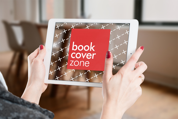 Woman Using iPad Mockup