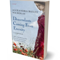 3D view of Premade Romance Book Cover - Jungle Mist