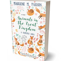 3D view of Premade Nature Book Cover - Grain Brown