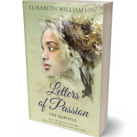 3D view of Thistle Green #619 - Premade Poetry Book Cover