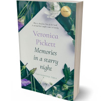 Tablet view of Nile Blue #1135 - Premade Abstract Book Cover