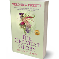 3D view of Premade Fantasy Book Cover - Green Mist