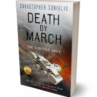 Tablet view of Pine Cone #1293 - Premade Science Fiction Book Cover