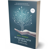 Tablet view of William #1386 - Premade Abstract Book Cover