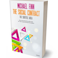 Tablet view of Porcelain #1409 - Premade Abstract Book Cover