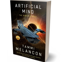 3D view of Gondola #1515 - Premade Science Fiction Book Cover