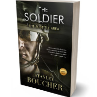 3D view of Premade Action & Adventure Book Cover - Rangoon Green